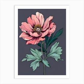 Pink Poppy 1 Art Print