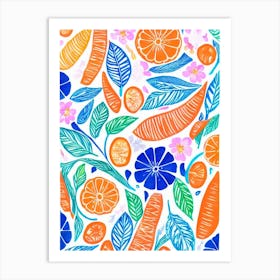 Carrot Marker vegetable Art Print