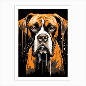 Boxer Dog 2 Art Print