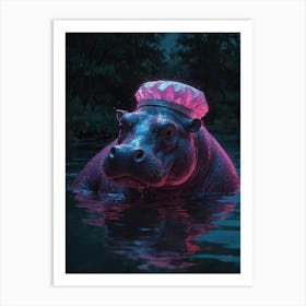 Hippo 9 Art Print