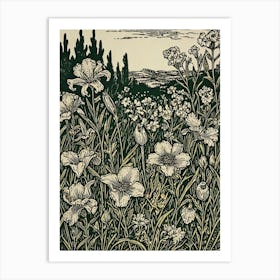 Wildflowers 2 Art Print