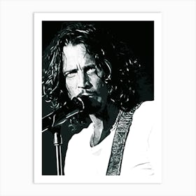 Audioslave Chris Cornell 5 Art Print