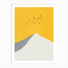 Birds Flying In The Sky Art Print