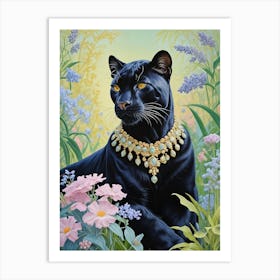 Black Panther Princess Art Print