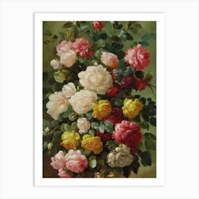 Rose Painting 2 Flower Art Print