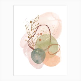 Abstract Watercolor Painting 4 Art Print