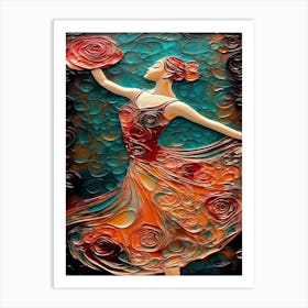 Glass Ballerina Art Print