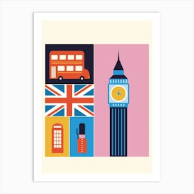 London Icons Art Print