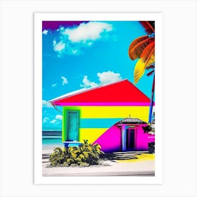 Ilot Gabriel Mauritius Pop Art Photography Tropical Destination Art Print