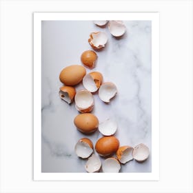 Broken Eggs Art Print