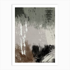 Abstract Painting With Texture 1 Art Print