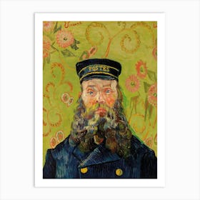 Van Gogh - Postman Joseph Roulin 1888 Art Print