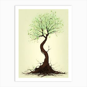 TREE VECTOR Art Print