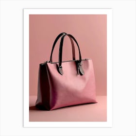 Pink Handbag Art Print