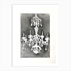 Chandelier I Art Print