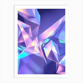 Abstract Triangles Art Print