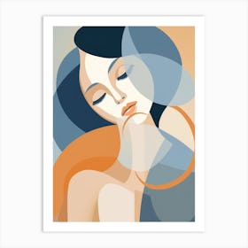 Abstract Of A Woman 23 Art Print