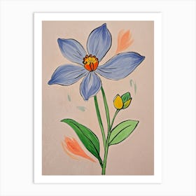 Purple Flower Art Print