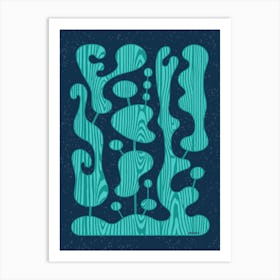 Mid Century Modern Abstraction 3 Art Print