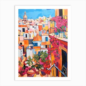 Valencia Spain 1 Fauvist Painting Art Print