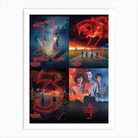 Stranger Things Poster Art Print