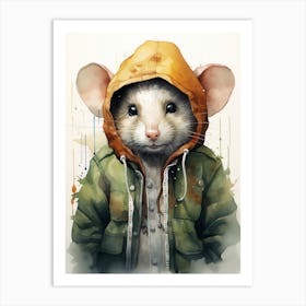 Adorable Chubby Gangster Possum 2 Art Print