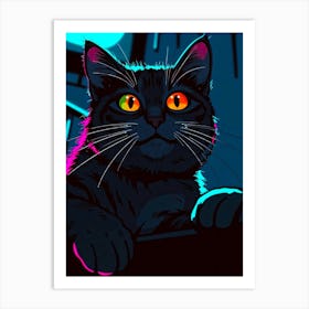 Feline Creative Cat Illustration 48 1 Art Print