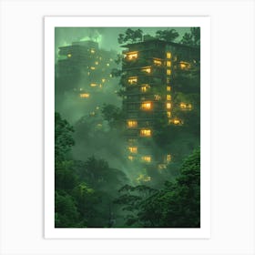 City In The Jungle Art Print