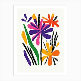 Colorful Flowers 15 Art Print