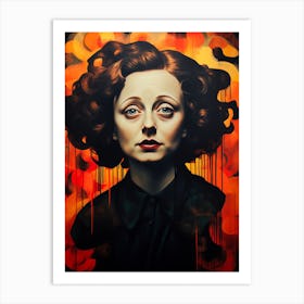 Edith Piaf (3) Art Print