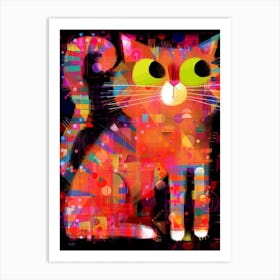 Caturday Fy Art Print