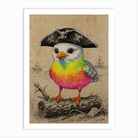 Pirate Bird 5 Art Print