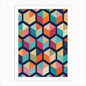 Geometric Pattern 1 Art Print