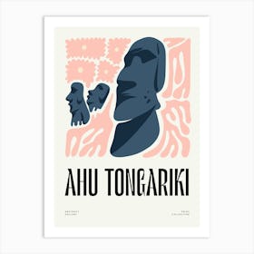 Travel Ahu Tongariki Abstract Gallery Art Print