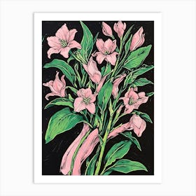 Lily Of The Valley painting Art Print