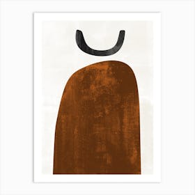 Abstraction In Rust Art Print