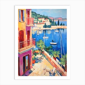 Kusadasi Turkey 2 Fauvist Painting Art Print