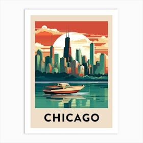 Chicago Travel Poster 20 Art Print
