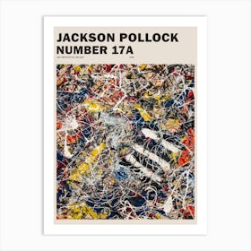 Jackson Pollock Number 17a Art Print