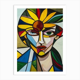 Abstract Of A Woman 74 Art Print