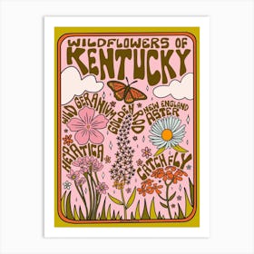 Kentucky Wildflowers Art Print