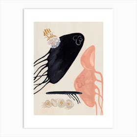 Abstract Jellyfish Art Print