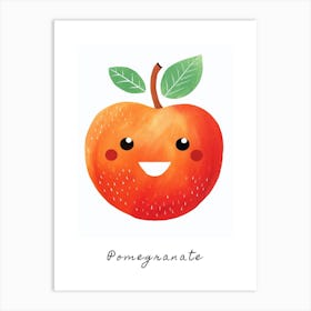 Friendly Kids Pomegranate 2 Poster Art Print