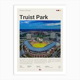 Baseball - Atlanta Braves - Truist Field 1 Art Print