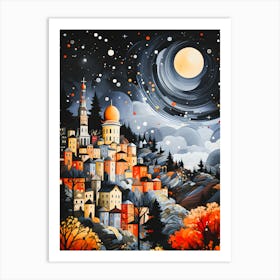 Starry Nocturne Art Print