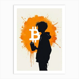 Bitcoin Art Print