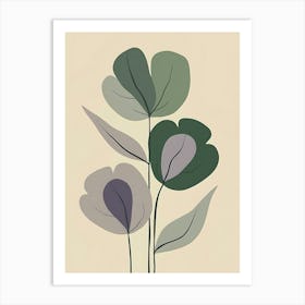 Abstract Flowers 3 Art Print