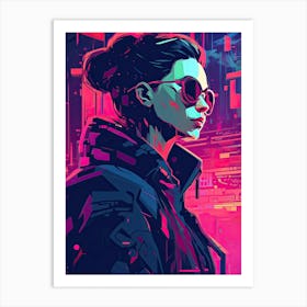 Cyberpunk poster Art Print