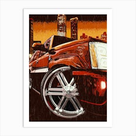 Racing Speed Car Art Print