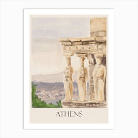 Athens Digital 1 Art Print